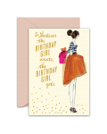 Greeting Card - GC2916-HAL079 - Whatever the Birthday Girl wants the Birthday Girl gets